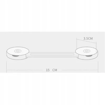 Silikonowa blokada szafek i drzwiczek - zestaw 10 szt. zabezpieczenie