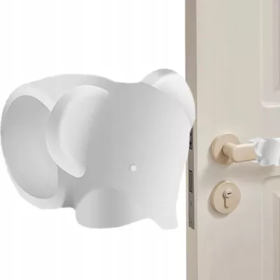 Silikonowa osłona na klamkę - anty uderzeniowy ochraniacz drzwi słonik