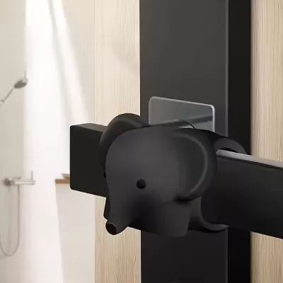 Silikonowa osłona na klamkę - anty uderzeniowy ochraniacz drzwi słonik