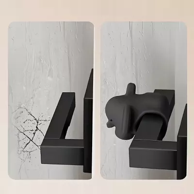 Silikonowa osłona na klamkę - anty uderzeniowy ochraniacz drzwi słonik