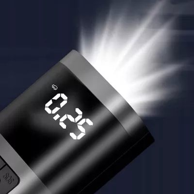 Akumulatorowa pompka elektryczna mini kompresor samochodowy flashlight SOS