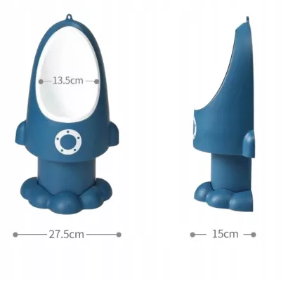 Pisuar Rakieta stojący z możliwością mocowania na ścianie nocnik do nauki