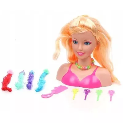 Głowa popiersie lalki do czesania i kreatywnych fryzur 358