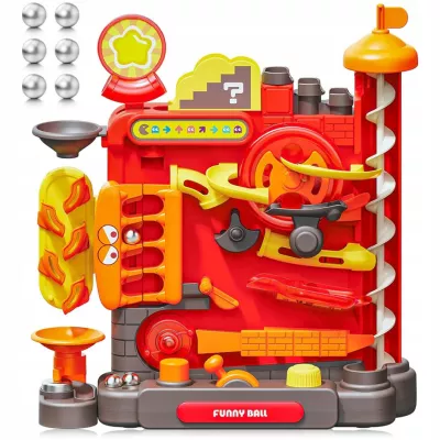 Tor Kulkowy Gra Zręcznościowa logiczna Labirynt 3D 16 Poziomów dla Dzieci