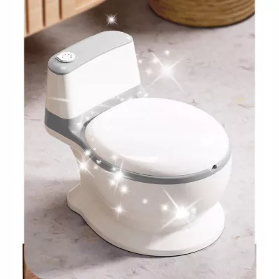 Nocnik toaleta dla Dzieci WC miękkie siedzisko wuciągany wkład dźwięki