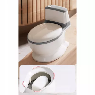 Nocnik toaleta dla Dzieci WC miękkie siedzisko wuciągany wkład dźwięki