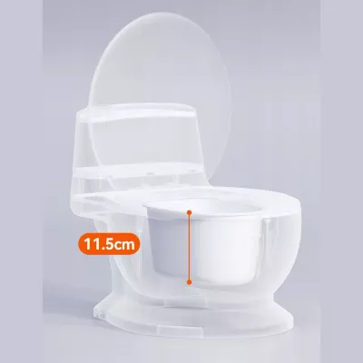 Nocnik toaleta dla Dzieci WC miękkie siedzisko wuciągany wkład dźwięki