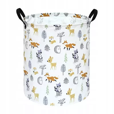 Kosz na zabawki 40x50 cm - duży organizer dla dzieci do pokoju dziecięcego