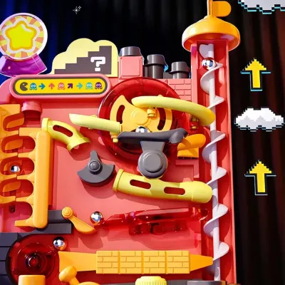 Tor Kulkowy Gra Zręcznościowa logiczna Labirynt 3D 16 Poziomów dla Dzieci