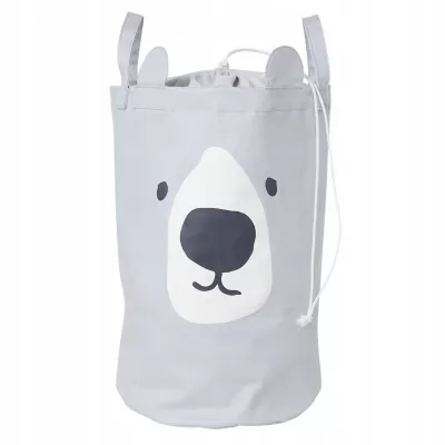 Kosz na zabawki ubrania dla dzieci 63L zamykany duży pojemnik organizer