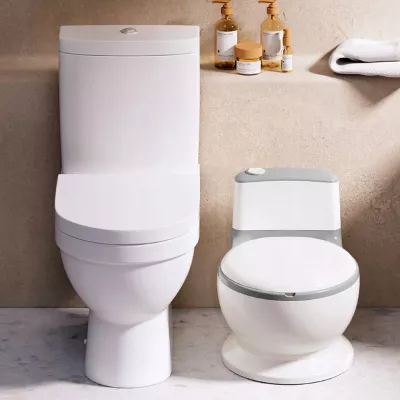 Nocnik toaleta dla Dzieci WC miękkie siedzisko wuciągany wkład dźwięki