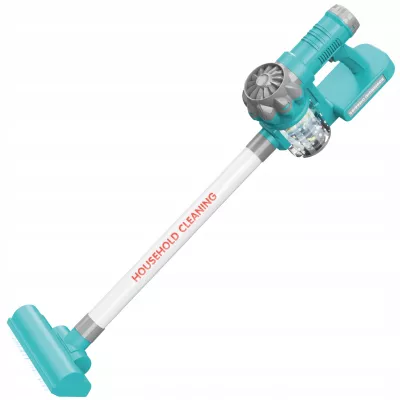 Odkurzacz dla Dzieci Pionowy 2w1 Zestaw do Sprzątania 3 Ssawki Dźwięki