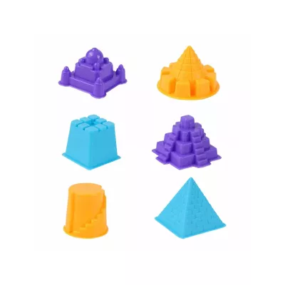 Piasek Kinetyczny dla dzieci z Pojazdami Budowlanymi i Żurawiem w Walizce