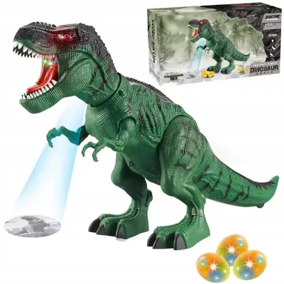 Dinozaur T-Rex Zabawka Edukacyjna Chodzi Znosi Jaja Realistyczne Dźwięki