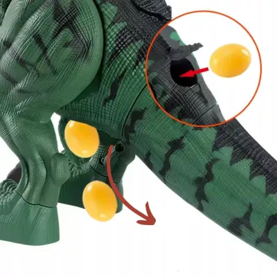 Dinozaur T-Rex Zabawka Edukacyjna Chodzi Znosi Jaja Realistyczne Dźwięki