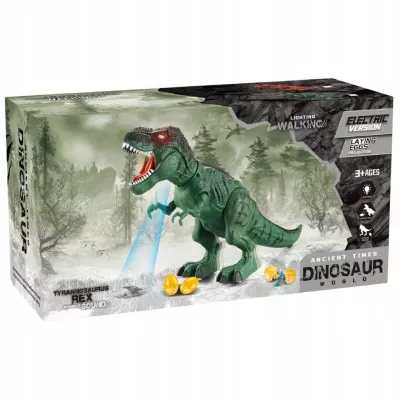 Dinozaur T-Rex Zabawka Edukacyjna Chodzi Znosi Jaja Realistyczne Dźwięki
