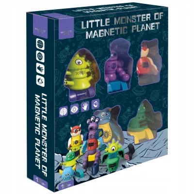 Magnetyczne Potwory Klocki Roboty dla dzieci 18m+ Zabawka Edukacyjna