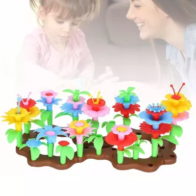 Kreatywny Ogródek klocki konstrukcyjne 148 El. Kwiaty Edukacyjne kwiatki