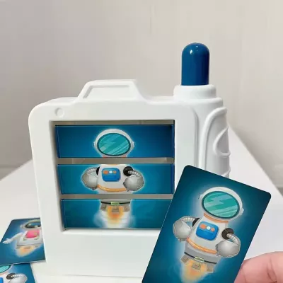 Gra Zręcznościowa Dla Dzieci Znajdź Astronautę Kosmos Ufo Rodzinna zabawa