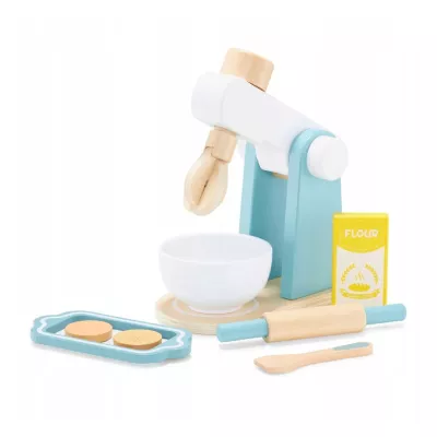 Drewniany Mikser Kuchenny dla Dzieci Akcesoria Zabawa w Gotowanie