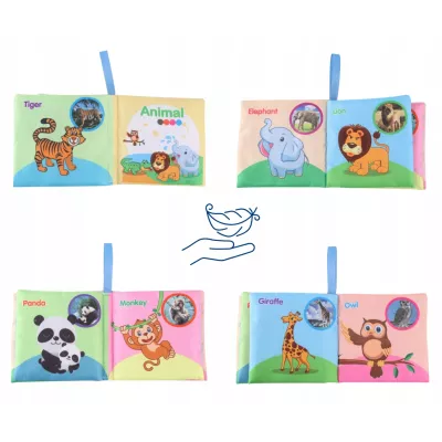 Mata edukacyjna sensoryczna interaktywna Liść z pałąkami i zabawkami 0+