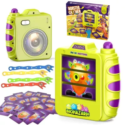 Gra zręcznościowa złap potwora dla dzieci rodzinna zabawa znajdź potwora