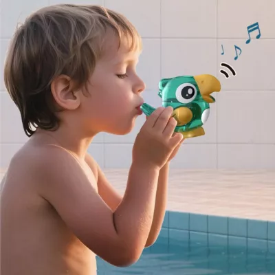 Zabawka wodna do kąpieli dla niemowląt prysznic ptaszek z przyssawkami