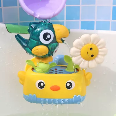 Zabawka wodna do kąpieli dla niemowląt prysznic ptaszek z przyssawkami