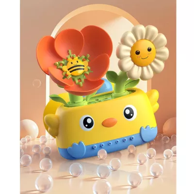 Zabawka wodna do kąpieli dla niemowląt prysznic kwiatek z przyssawkami