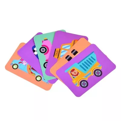 Układanka magnetyczna Montessori dla dzieci środki transportu puzzle