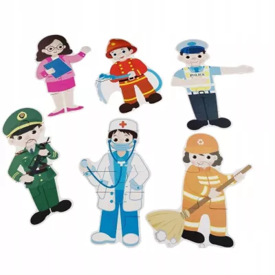 Moje pierwsze puzzle zawody 28 el. w kolorowej puszce dla dzieci