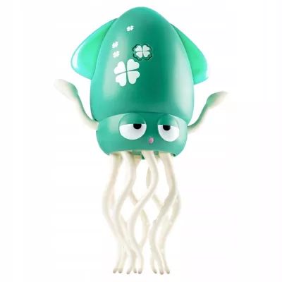 Tańcząca Ośmiornica USB - Interaktywna Zabawka z Muzyką i LED + Wędka