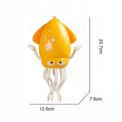 Interaktywna Ośmiornica Tańcząca USB - dla dzieci z Muzyką i LED + Wędka