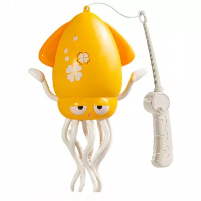 Interaktywna Ośmiornica Tańcząca USB - dla dzieci z Muzyką i LED + Wędka