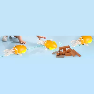 Interaktywna Ośmiornica Tańcząca USB - dla dzieci z Muzyką i LED + Wędka