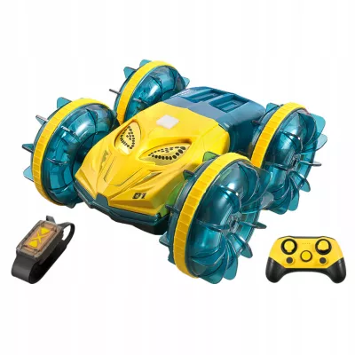 Samochód zdalnie sterowany JEŹDZI PO WODZIE terenowy AMFIBIA dla dzieci