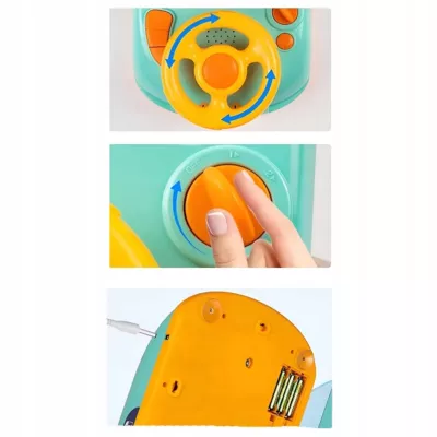 Interaktywna Kierownica Dla Dzieci Symulator Jazdy Tor wyścigowy dźwięki