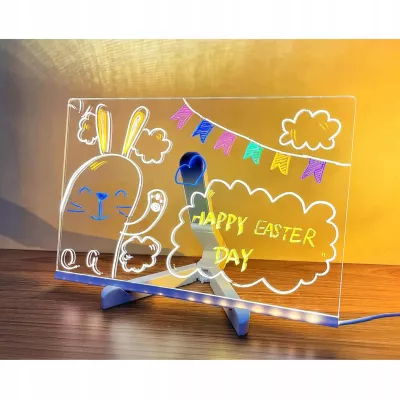 Tablica Led Podświetlana do rysowania dla dzieci pisaki kreatywna