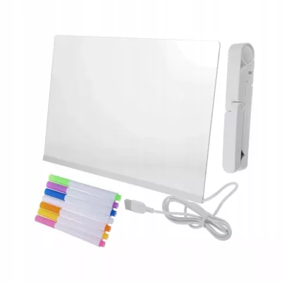 Tablica Led Podświetlana do rysowania dla dzieci pisaki kreatywna
