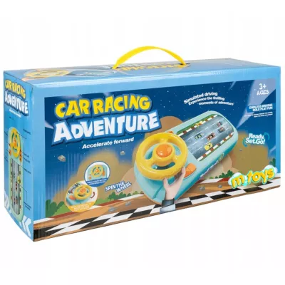 Interaktywna Kierownica Dla Dzieci Symulator Jazdy Tor wyścigowy dźwięki