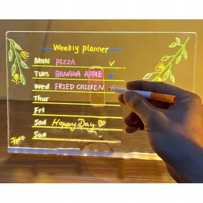 Tablica Led Podświetlana do rysowania dla dzieci pisaki kreatywna