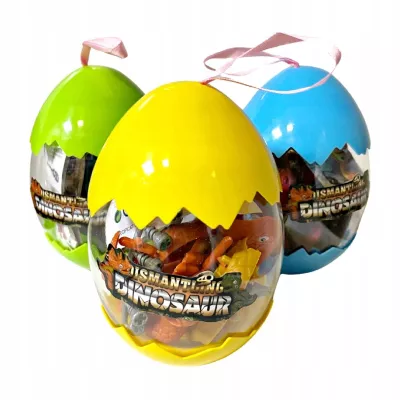 Dinozaur do skręcania dla dzieci - kreatywna zabawka konstrukcyjna DIY gree