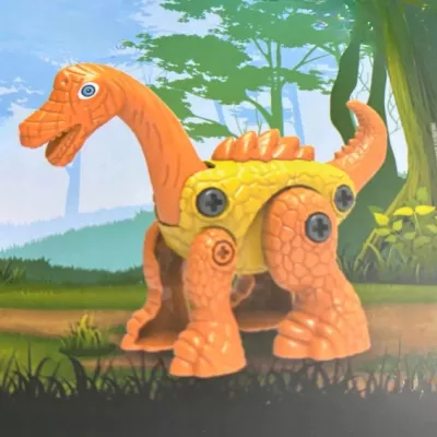 Dinozaur do skręcania dla dzieci - kreatywna zabawka konstrukcyjna DIY Yell