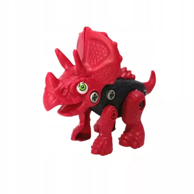 Dinozaur do skręcania dla dzieci - kreatywna zabawka konstrukcyjna DIY blue