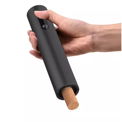 Elektryczny korkociąg do wina automatyczny otwieracz czarny bez użycia siły