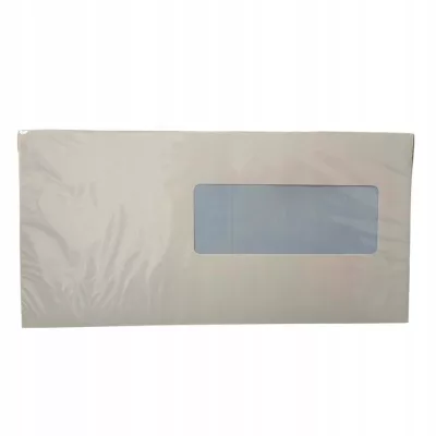 Koperty DL z okienkiem 114x229 białe 25 szt Office Essentials