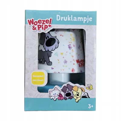 Lampka Nocna Dotykowa dla Dzieci Zmiana Kolorów LED Na Baterie Woezel&Pip