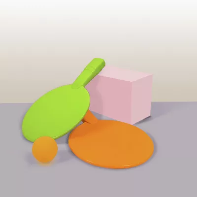 Ping Pong Podwieszany dla Dzieci i Dorosłych + 6 Piłek 2 Rakietki gra