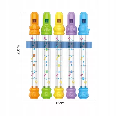 Flety wodne do kąpieli 5 szt. muzyczna zabawka dla dzieci 18m+