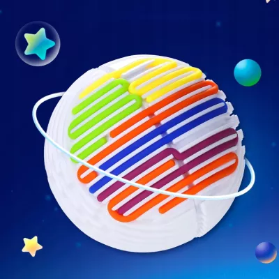 Kolorowa przeplatanka antystresowa plus 16 linek